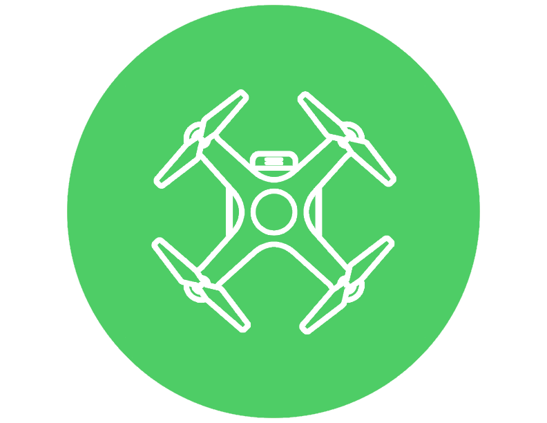 Icono Servicios con drones